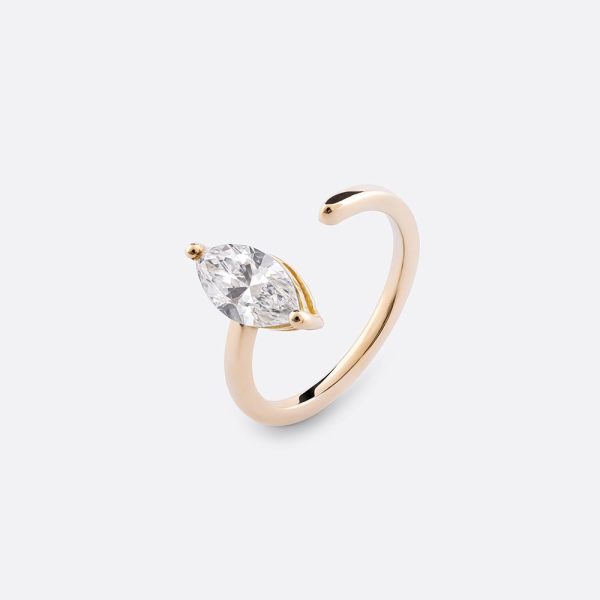 Marquise Diamond Ring 18K Yellow Gold | 1.05CT