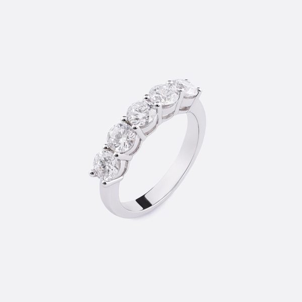 Semi Alliance 18 K White Gold | 1.5 CT