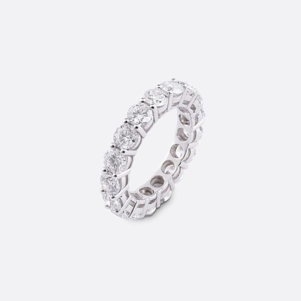Round Alliance diamond 18 K | 4.25CT