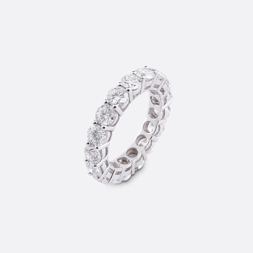 Round Alliance diamond 18 K | 4.25CT