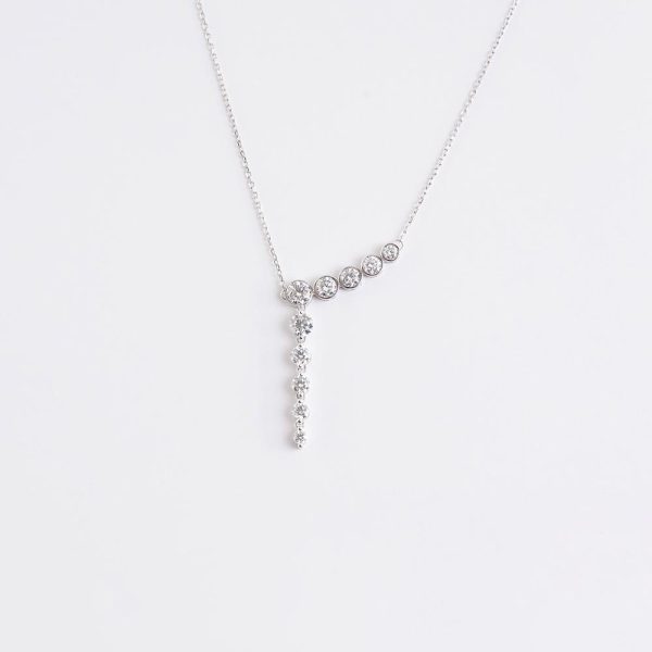 Diamond Mirror necklace 18 K | 2.7CT 